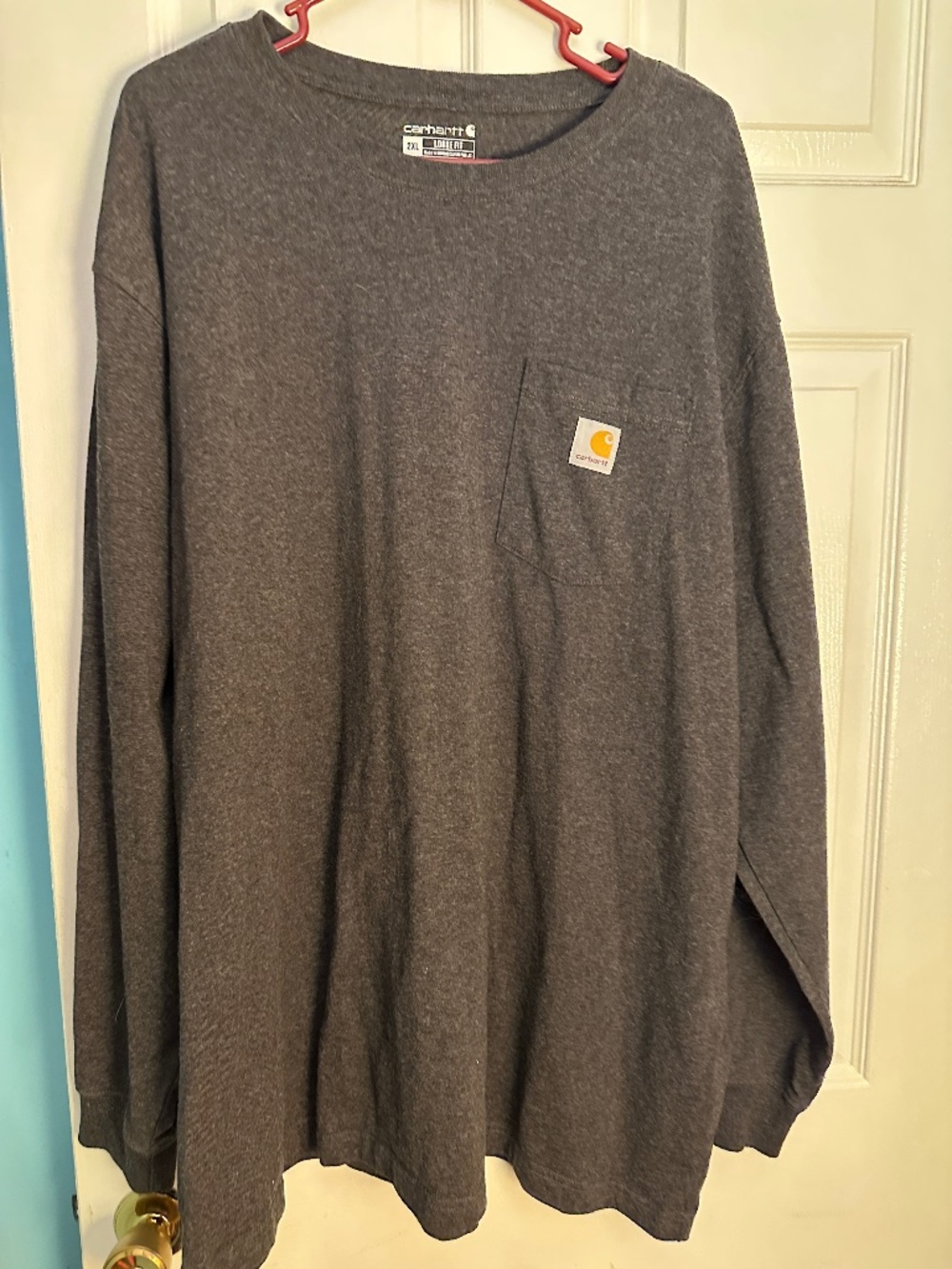 Men's Carhartt Long Sleeve T-Shirt Size 2XL